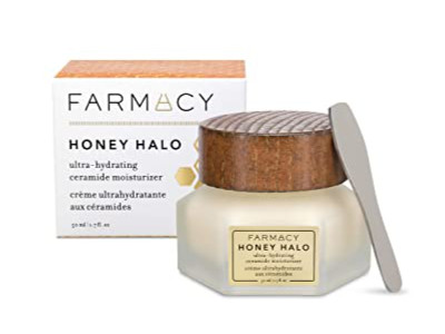 Farmacy Honey Halo Ceramide Face Moisturizer Cream – Hydrating Facial Lotion for Dry Skin